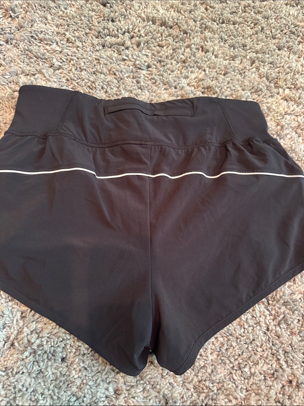 Women’s Black Athletic Shorts - Active Performance - Picture 3 of 4